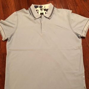 Men’s Hugo Boss Polo Shirt- blue floral